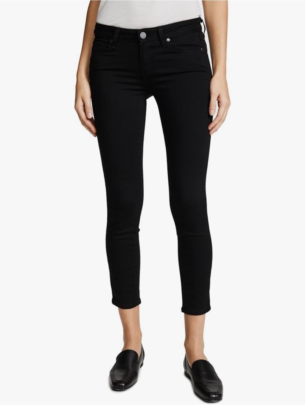 Paige verdugo crop black jeans